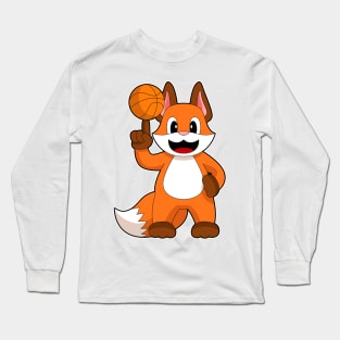 Fox Basketball player Basketball Sports Long Sleeve T-Shirt